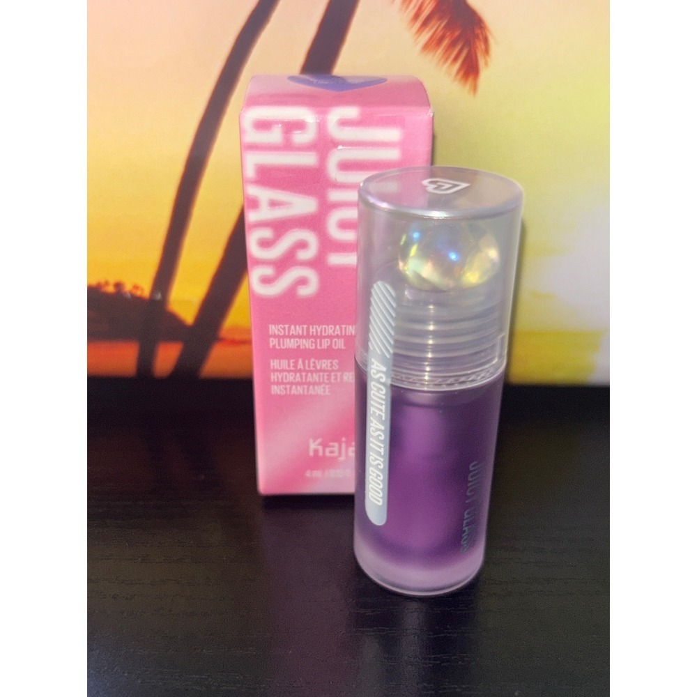Kaja Juicy Glass Grape Blowin' Instant Hydrating Plumping Lip Oil 04